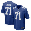 Marcus Mbow New York Giants Team Game Jersey - Royal | Stitched Football Jersey TJS0755