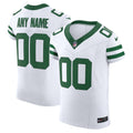 New York Jets Vapor F.U.S.E. Elite Custom Jersey - White | Stitched Football Jersey TJS0708