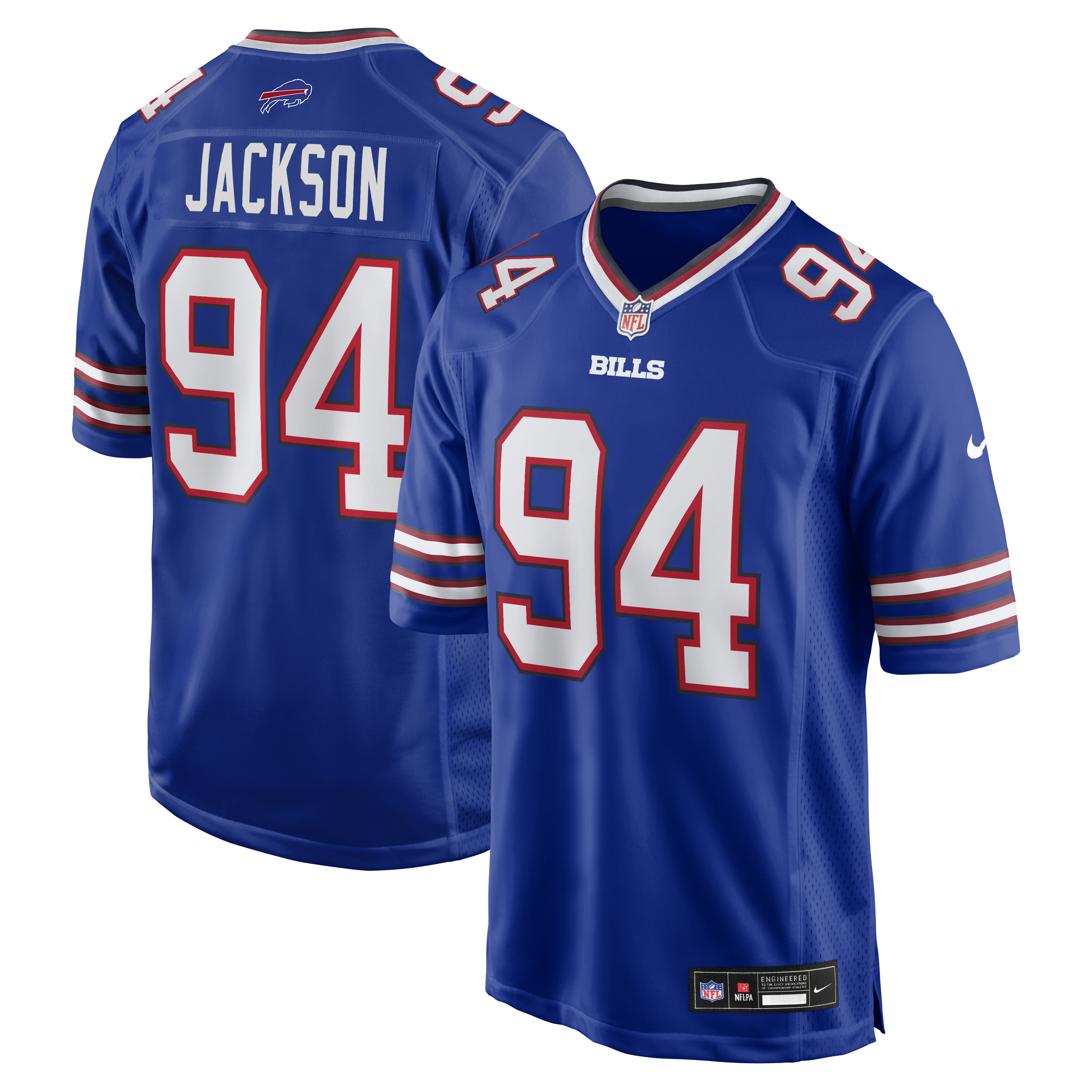 Landon Jackson Buffalo Bills Team Game Jersey - Royal | Stitched Football Jersey TJS0780