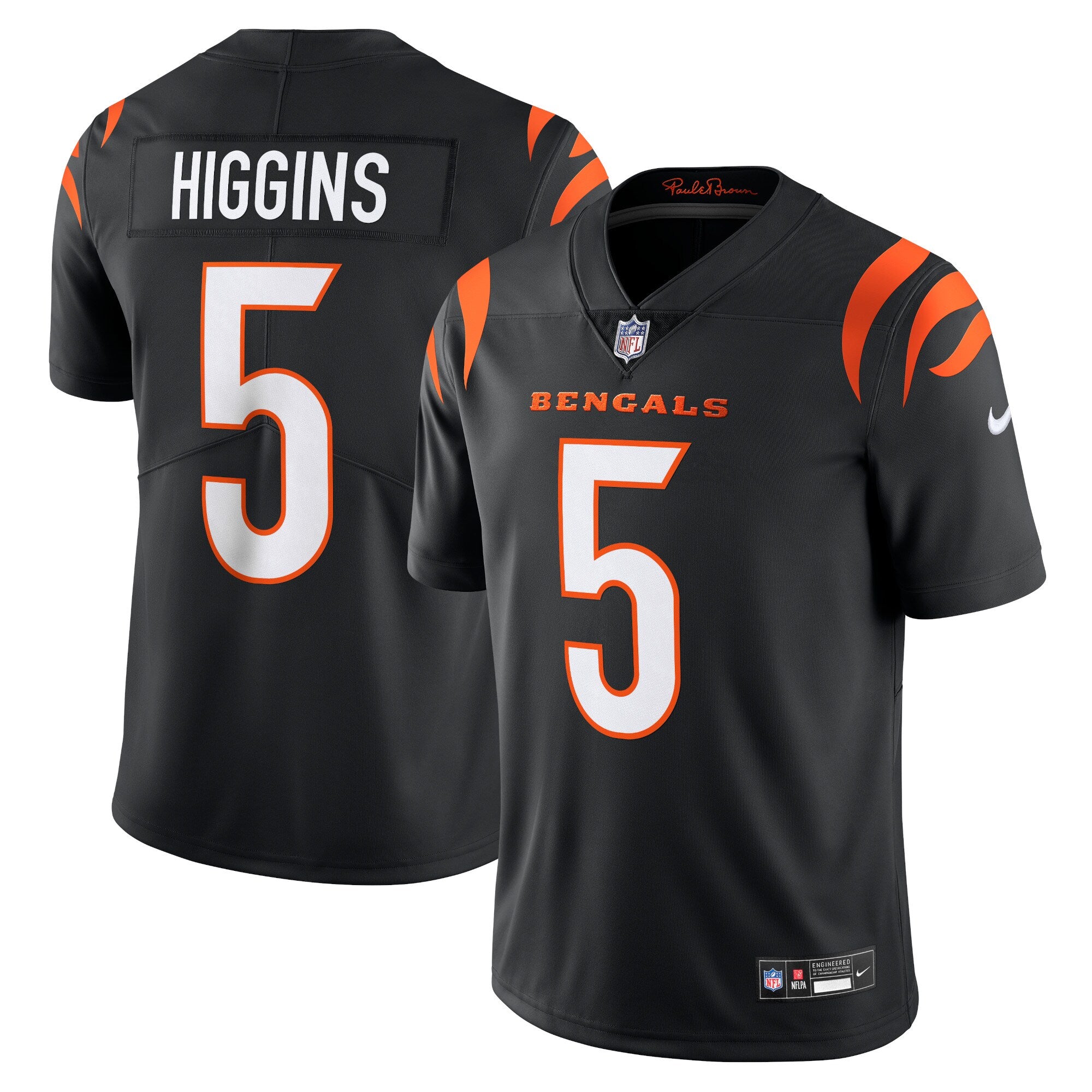 Tee Higgins Cincinnati Bengals Vapor Untouchable Limited Jersey - Black | Stitched Football Jersey TJS0696