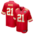 Jaden Hicks Kansas City Chiefs Game Jersey - Red | Stitched Football Jersey TJS0627