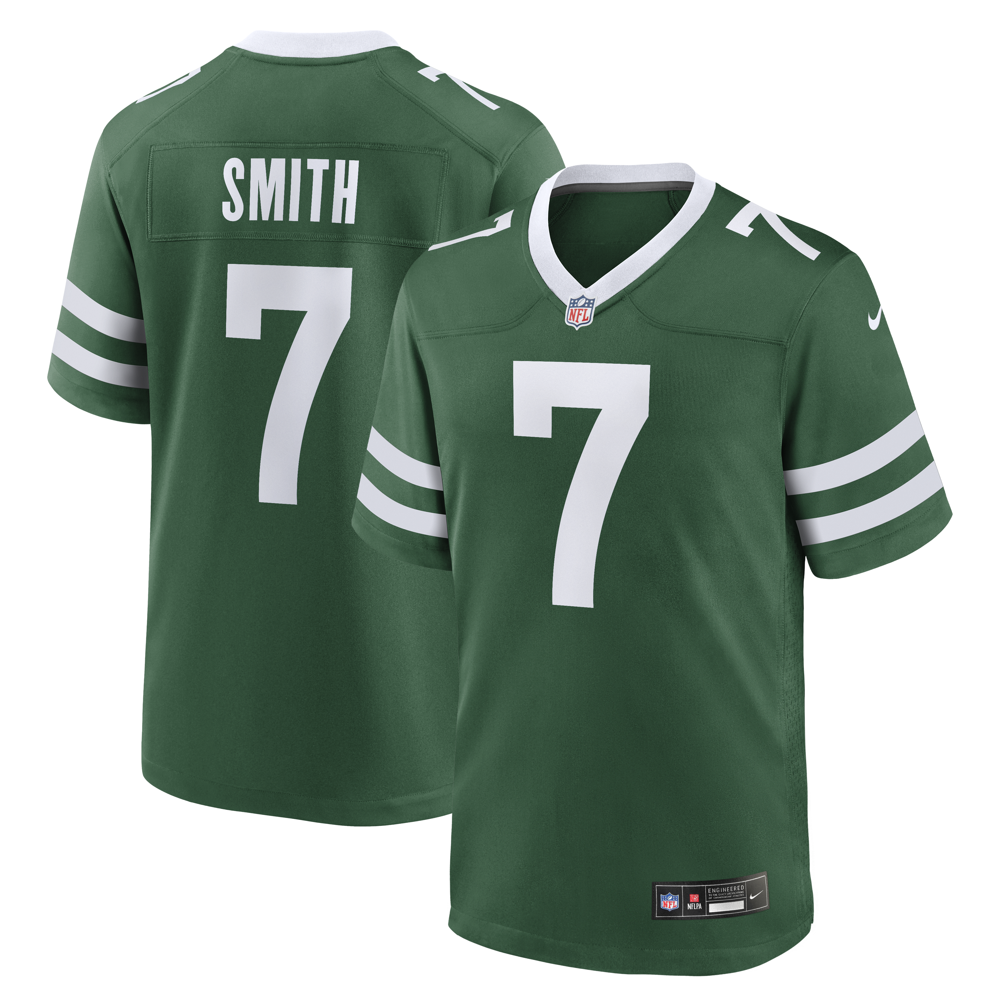 Geno Smith New York Jets Game Jersey - Legacy Green | Stitched Football Jersey TJS0761