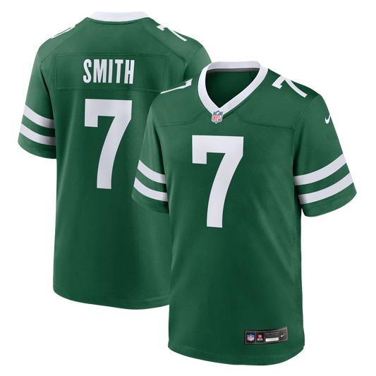 Geno Smith New York Jets Game Jersey - Legacy Green | Stitched Football Jersey TJS0761