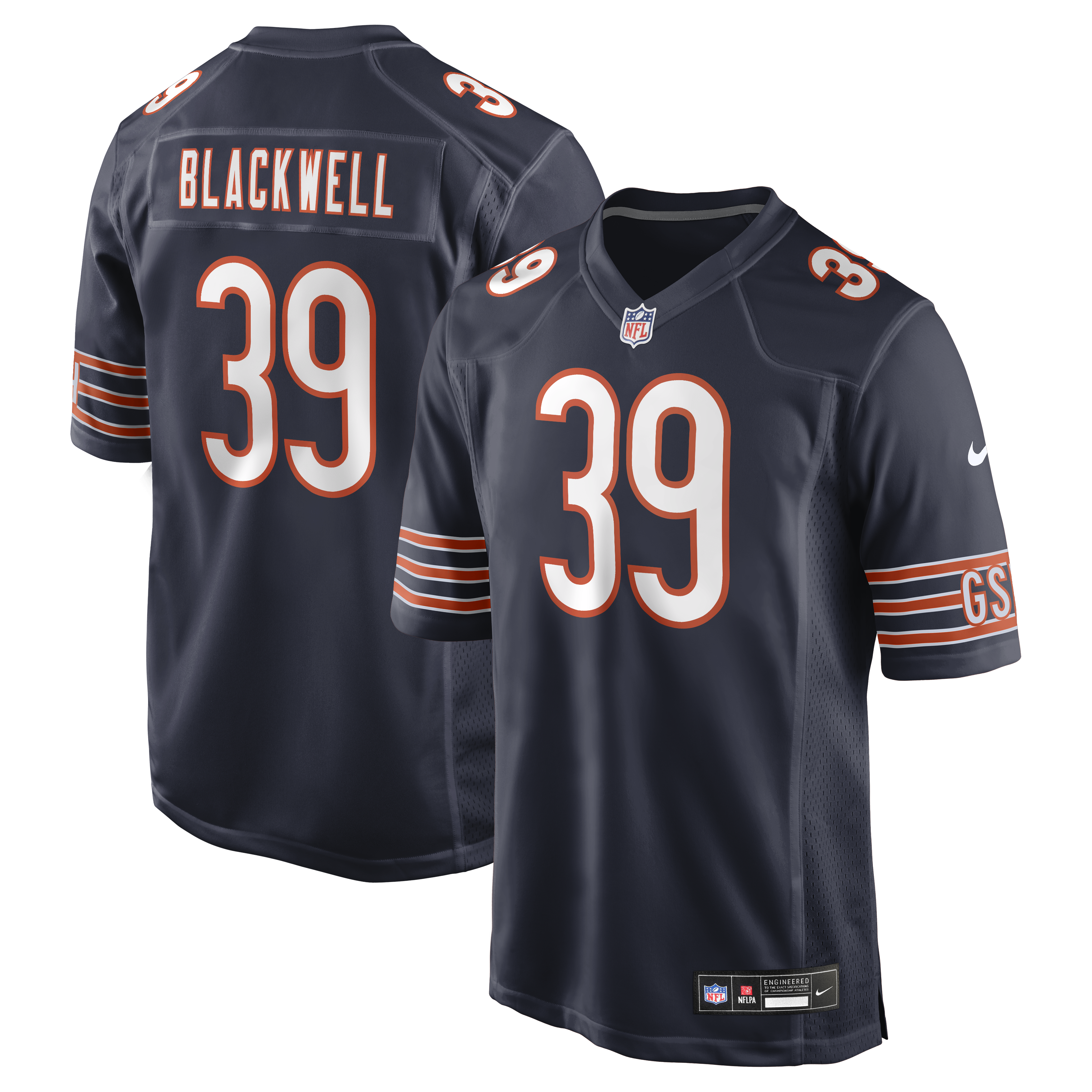 Josh Blackwell Chicago Bears Game Player Jersey - Navy | Stitched Football Jersey TJS0648