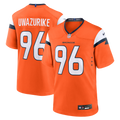Eyioma Uwazurike Denver Broncos Team Game Jersey - Orange | Stitched Football Jersey TJS0628