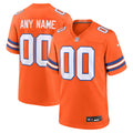 Denver Broncos Mile High Collection 1977 Throwback Custom Game Jersey - Orange | Stitched Football Jersey TJS0778