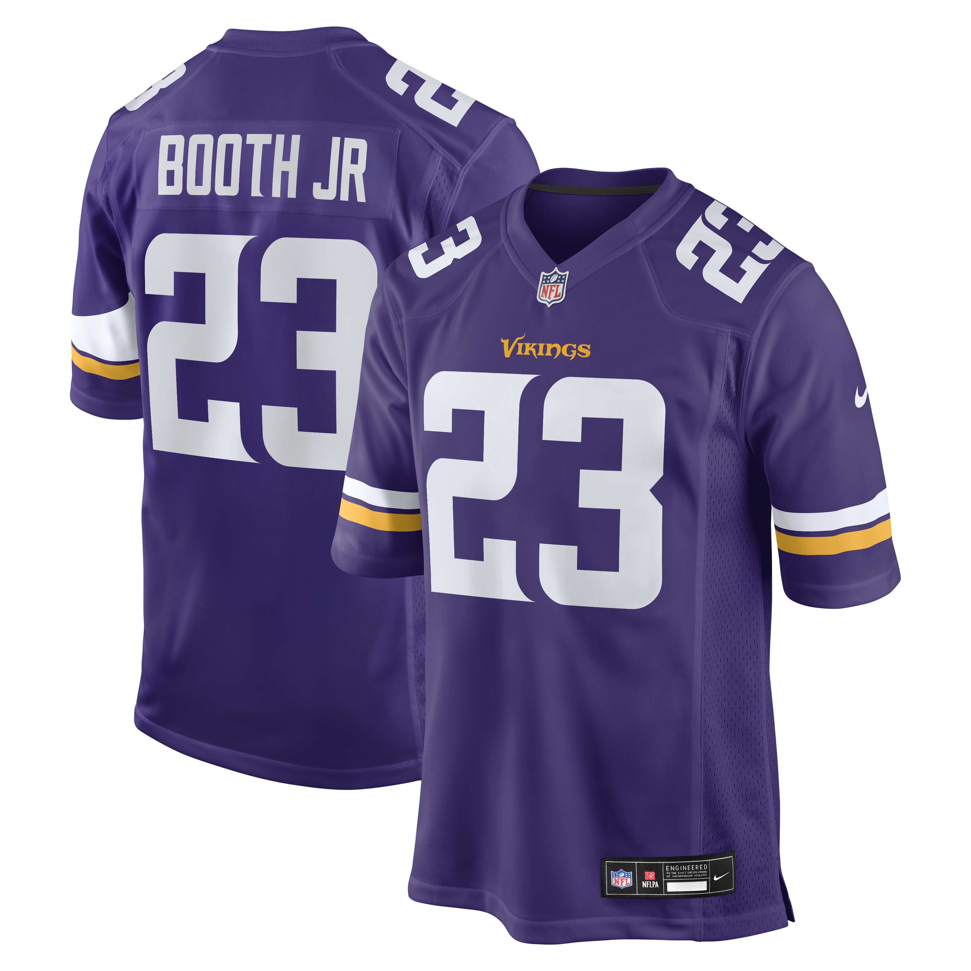 Andrew Booth Jr. Minnesota Vikings Player Game Jersey - Purple | Stitched Football Jersey TJS0784