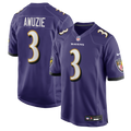 Chidobe Awuzie Baltimore Ravens Team Game Jersey - Purple | Stitched Football Jersey TJS0730