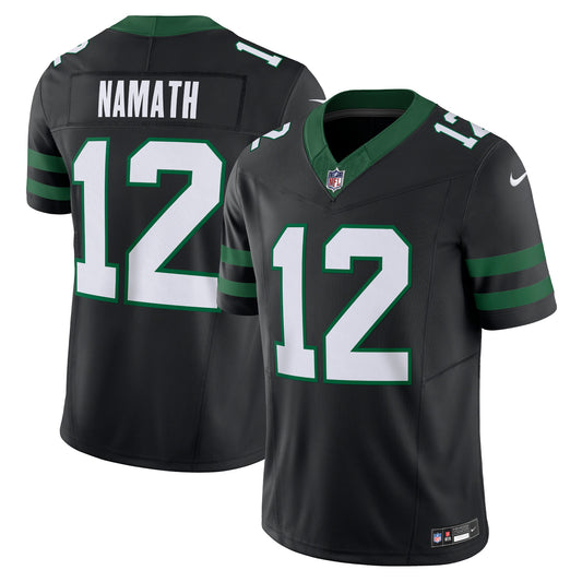 Joe Namath New York Jets Alternate Vapor F.U.S.E. Limited Jersey - Legacy Black | Stitched Football Jersey TJS0608