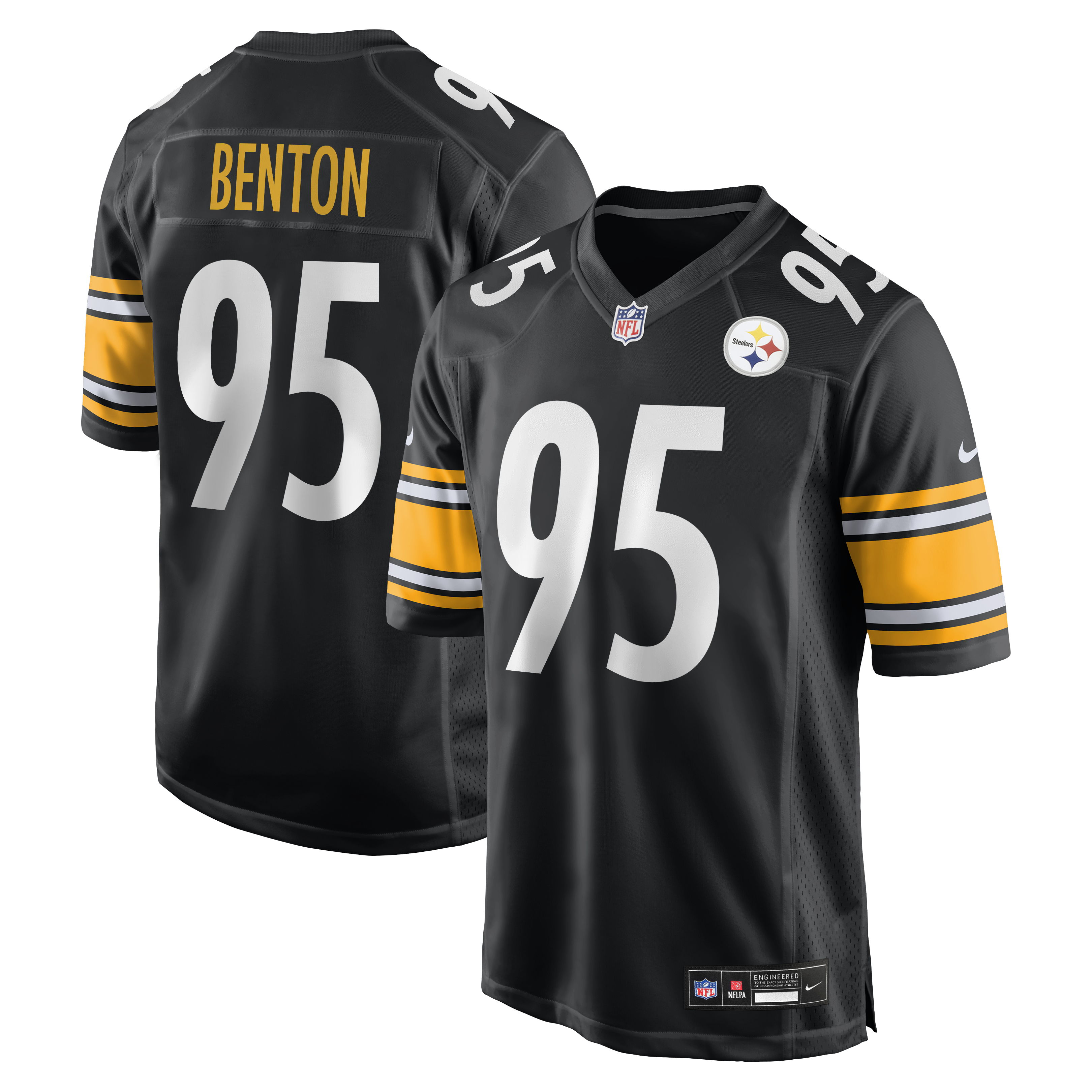 Keeanu Benton Pittsburgh Steelers Team Game Jersey - Black | Stitched Football Jersey TJS0787