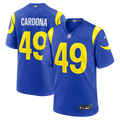 Joe Cardona Los Angeles Rams Team Game Jersey - Royal | Stitched Football Jersey TJS0781