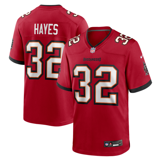 Josh Hayes Tampa Bay Buccaneers Game Jersey - Red | Stitched Football Jersey TJS0612