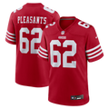 Austen Pleasants San Francisco 49ers Team Game Jersey - Scarlet | Stitched Football Jersey TJS0632