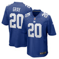 Eric Gray New York Giants Team Game Jersey - Royal | Stitched Football Jersey TJS0693