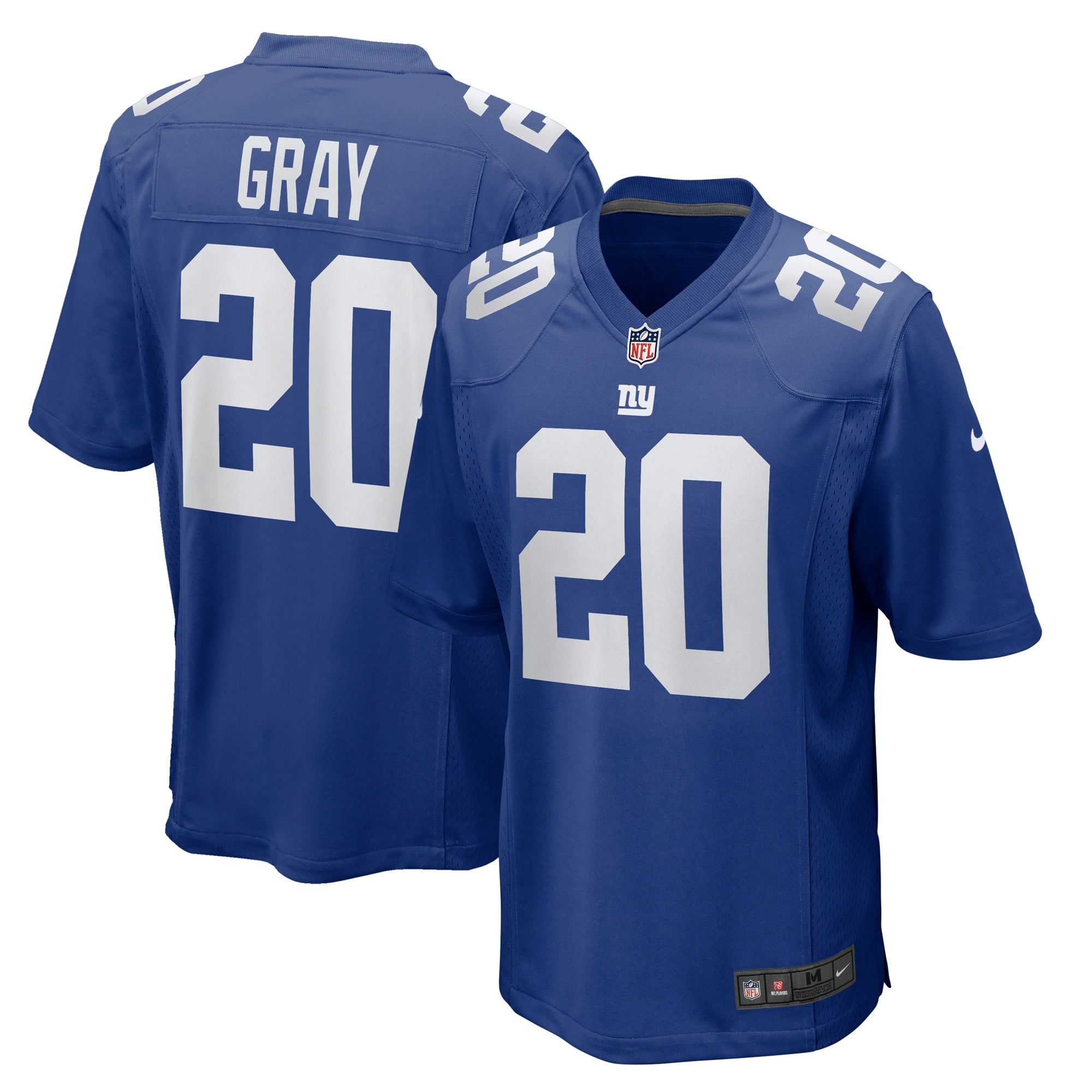 Eric Gray New York Giants Team Game Jersey - Royal | Stitched Football Jersey TJS0693
