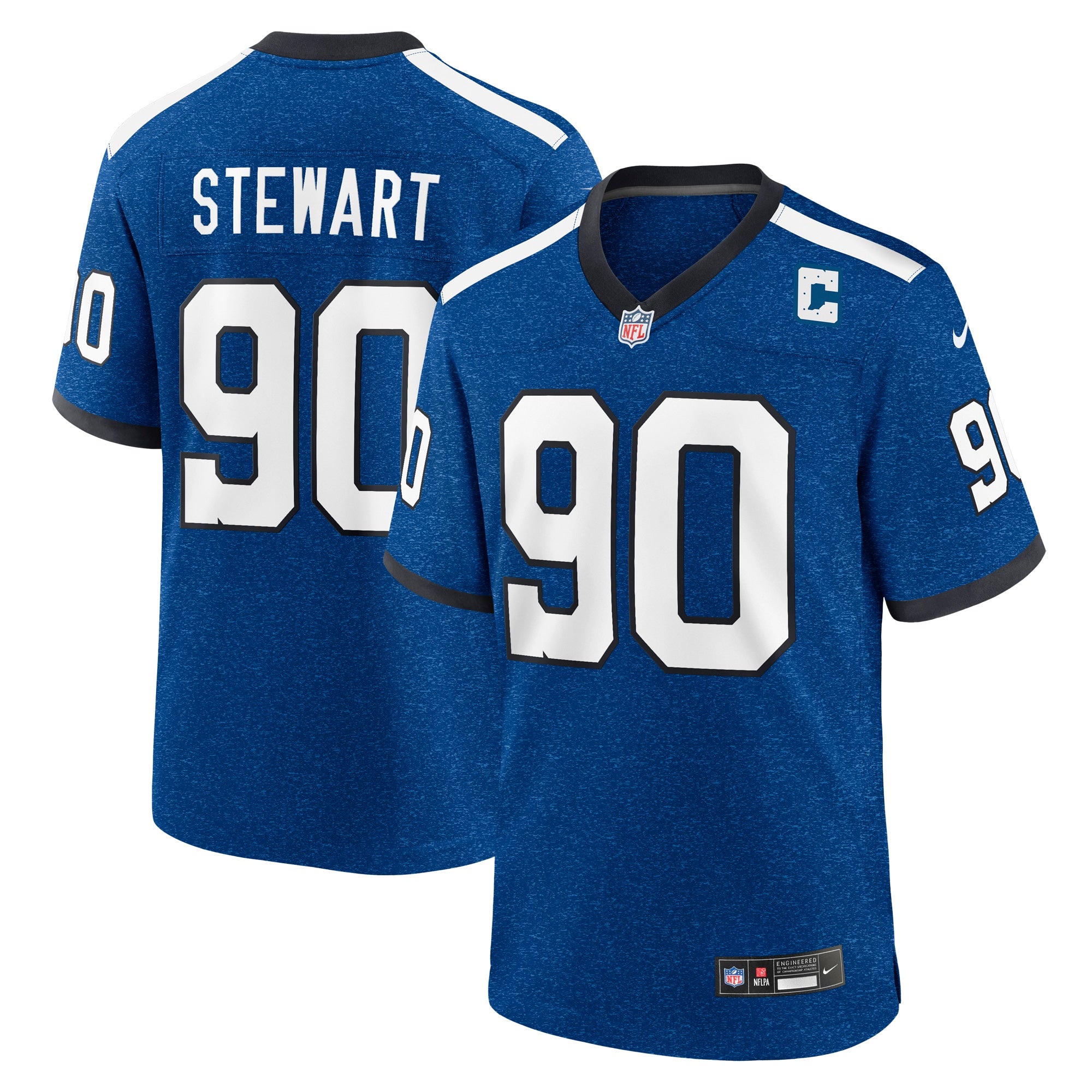 Grover Stewart Indianapolis Colts Alternate Game Jersey - Blue | Stitched Football Jersey TJS0620