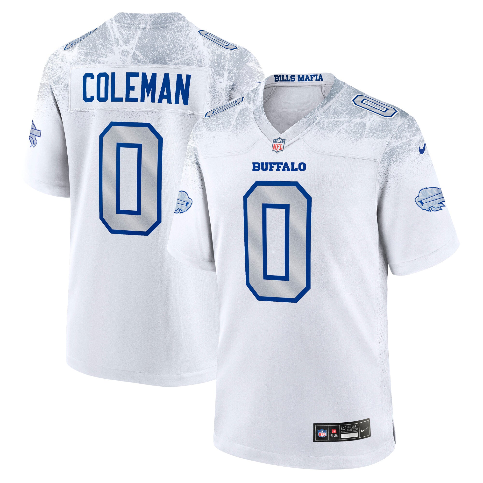 Keon Coleman Buffalo Bills 2025 Rivalries Collection Game Jersey - White | Stitched Football Jersey TJS0706