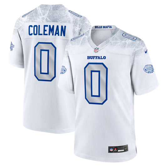 Keon Coleman Buffalo Bills 2025 Rivalries Collection Game Jersey - White | Stitched Football Jersey TJS0706