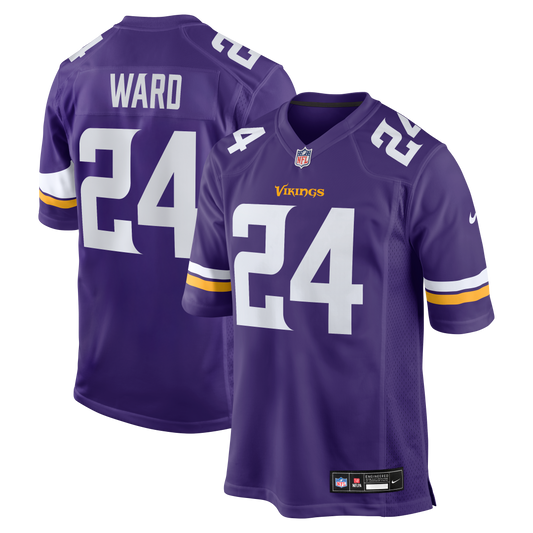 Jay Ward Minnesota Vikings Team Game Jersey - Purple | Stitched Football Jersey TJS0621