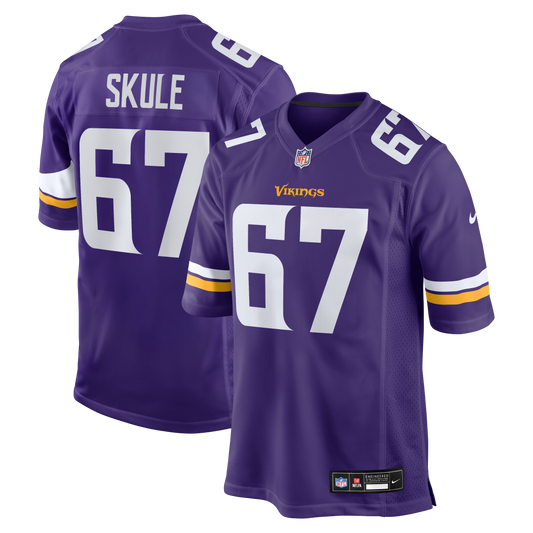 Justin Skule Minnesota Vikings Team Game Jersey - Purple | Stitched Football Jersey TJS0644