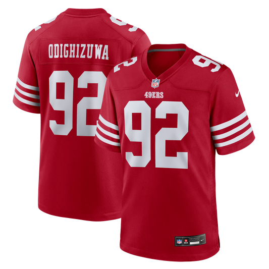 Osa Odighizuwa San Francisco 49ers Team Game Jersey - Scarlet | Stitched Football Jersey TJS0704