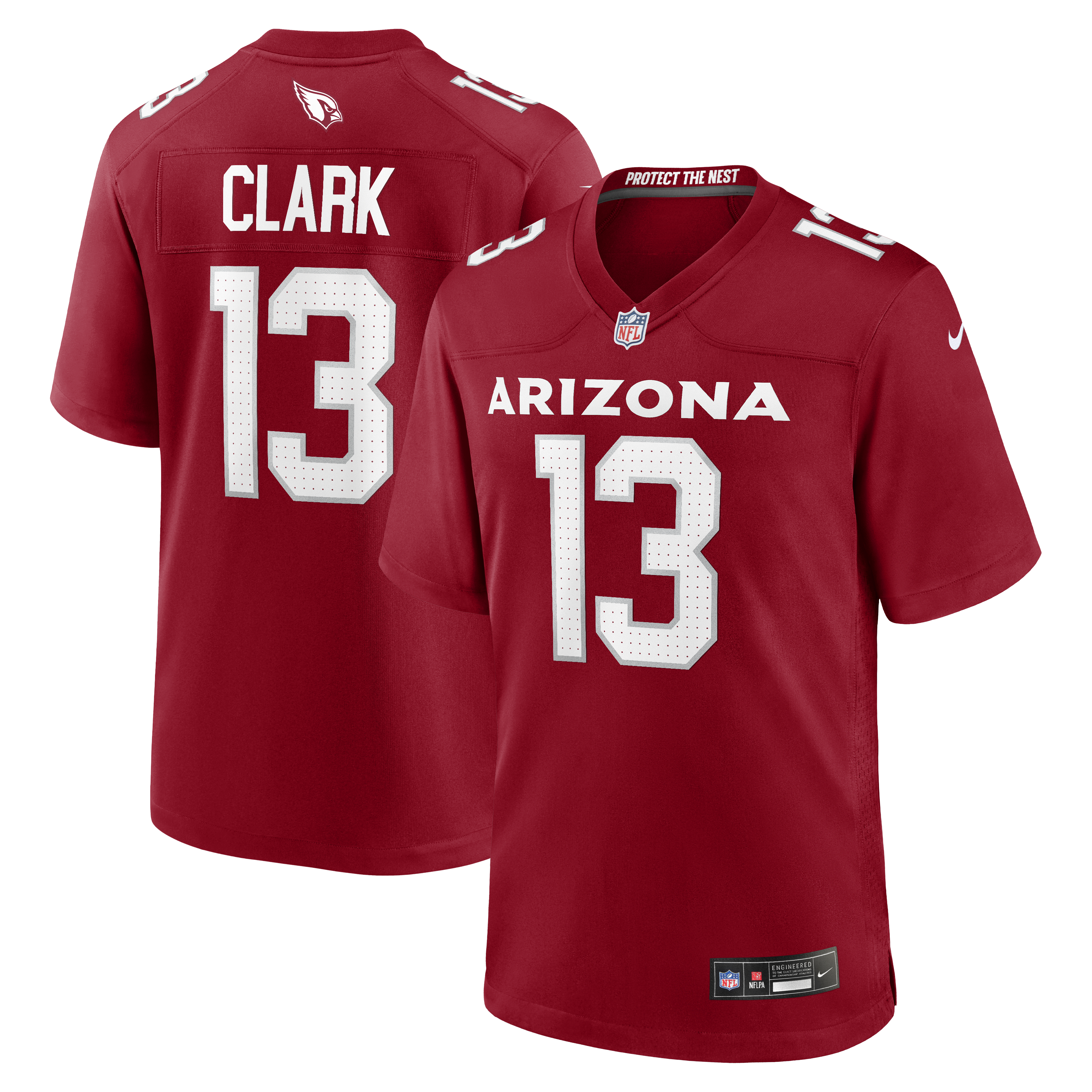 Kei'Trel Clark Arizona Cardinals Game Jersey - Cardinal | Stitched Football Jersey TJS0757
