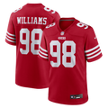 Mykel Williams San Francisco 49ers Game Player Jersey - Scarlet | Stitched Football Jersey TJS0697