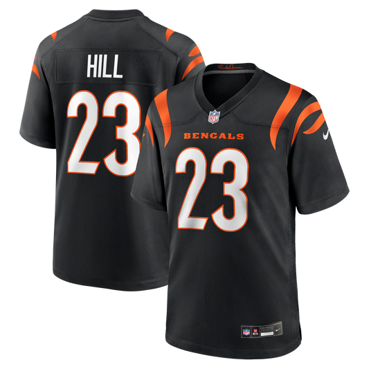 Daxton Hill Cincinnati Bengals Player Game Jersey - Black | Stitched Football Jersey TJS0717