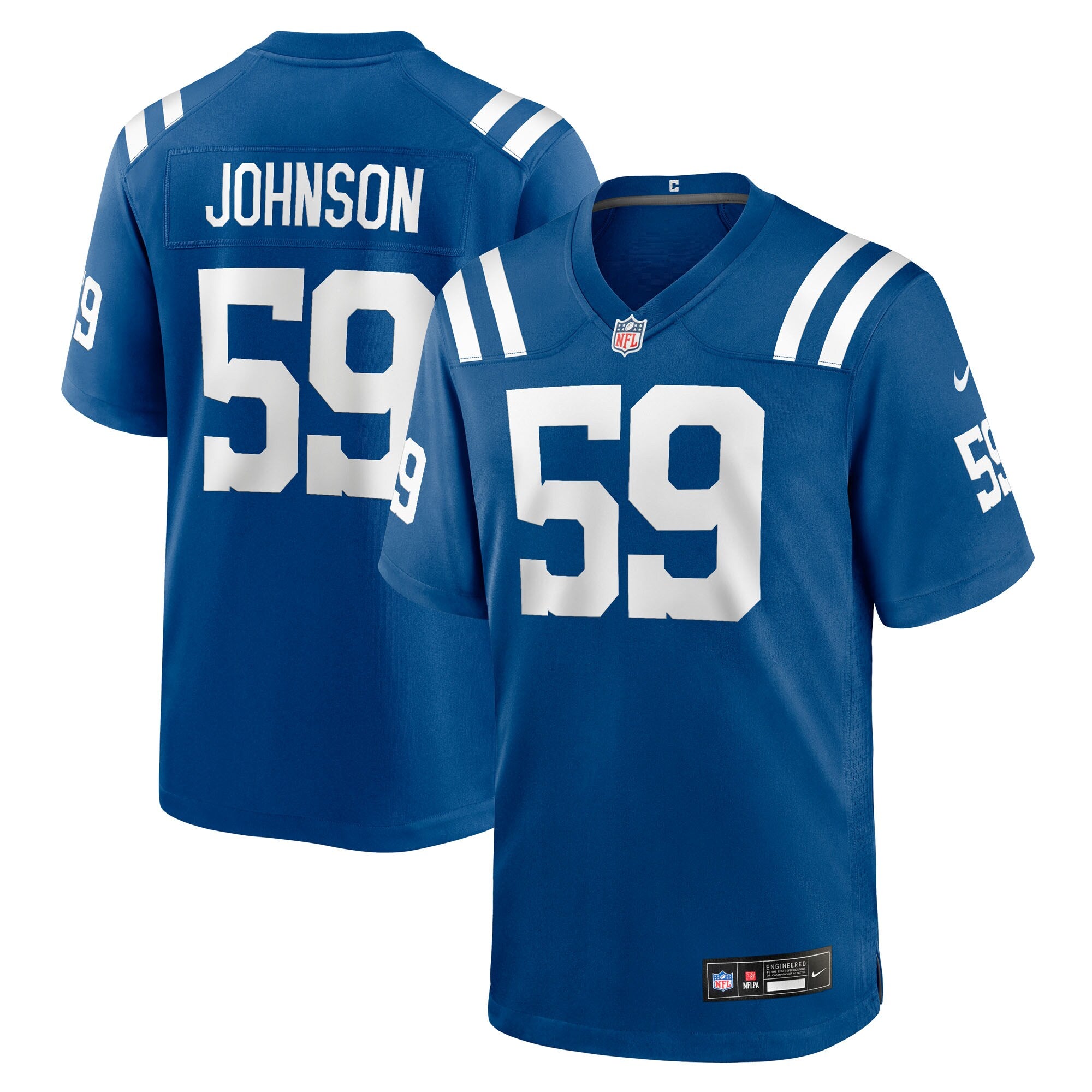 Buddy Johnson Indianapolis Colts Team Game Jersey - Royal | Stitched Football Jersey TJS0702