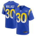 Josh Wallace Los Angeles Rams Game Jersey - Royal | Stitched Football Jersey TJS0687
