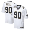 Bryan Bresee New Orleans Saints Game Jersey - White | Stitched Football Jersey TJS0671