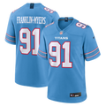 John Franklin-Myers Tennessee Titans Team Game Jersey - Light Blue | Stitched Football Jersey TJS0775