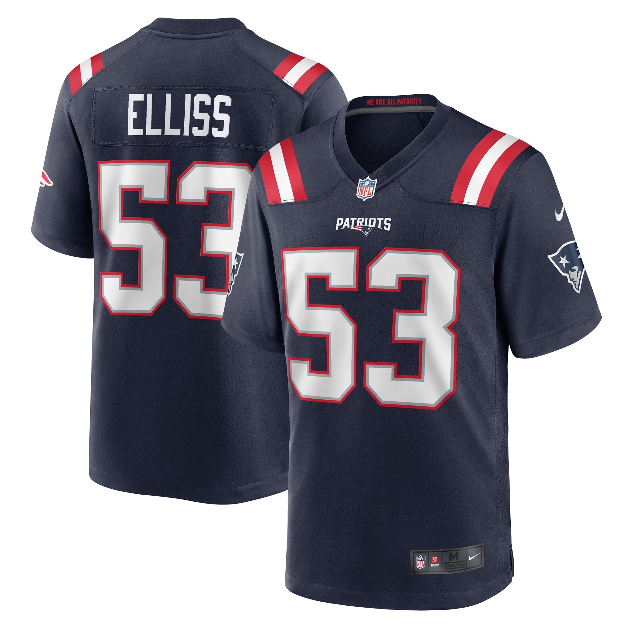 Christian Elliss New England Patriots Game Jersey - Navy | Stitched Football Jersey TJS0675