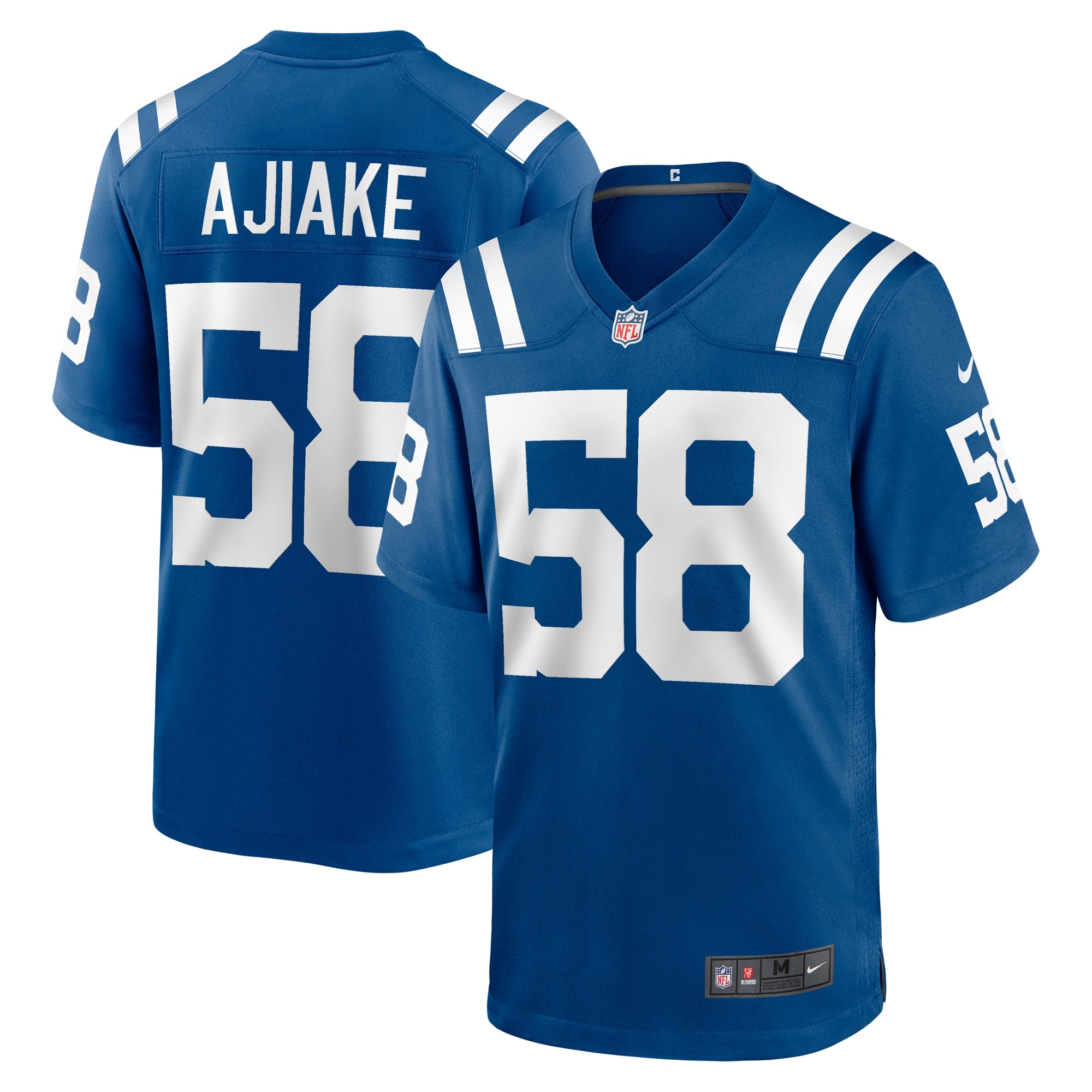 Austin Ajiake Indianapolis Colts Game Jersey - Royal | Stitched Football Jersey TJS0701