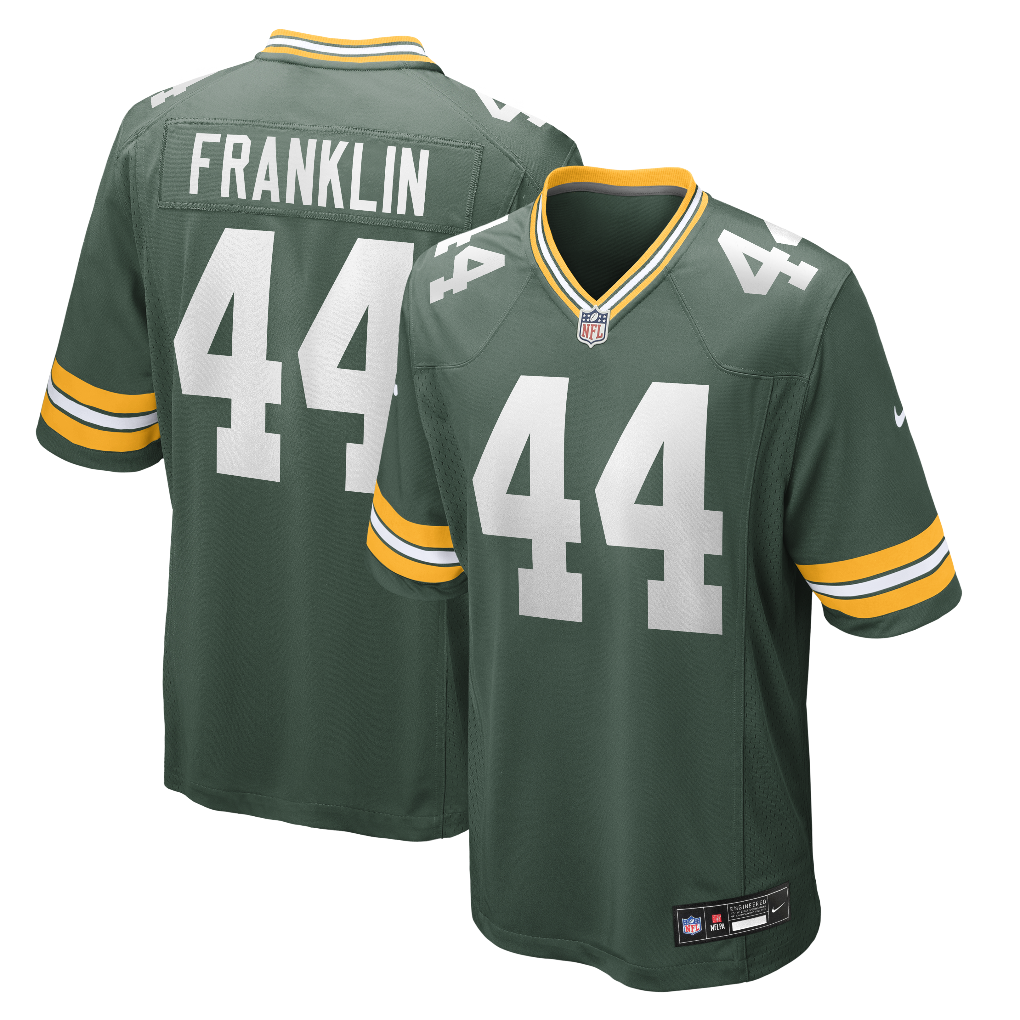 Zaire Franklin Green Bay Packers Game Jersey - Green | Stitched Football Jersey TJS0711