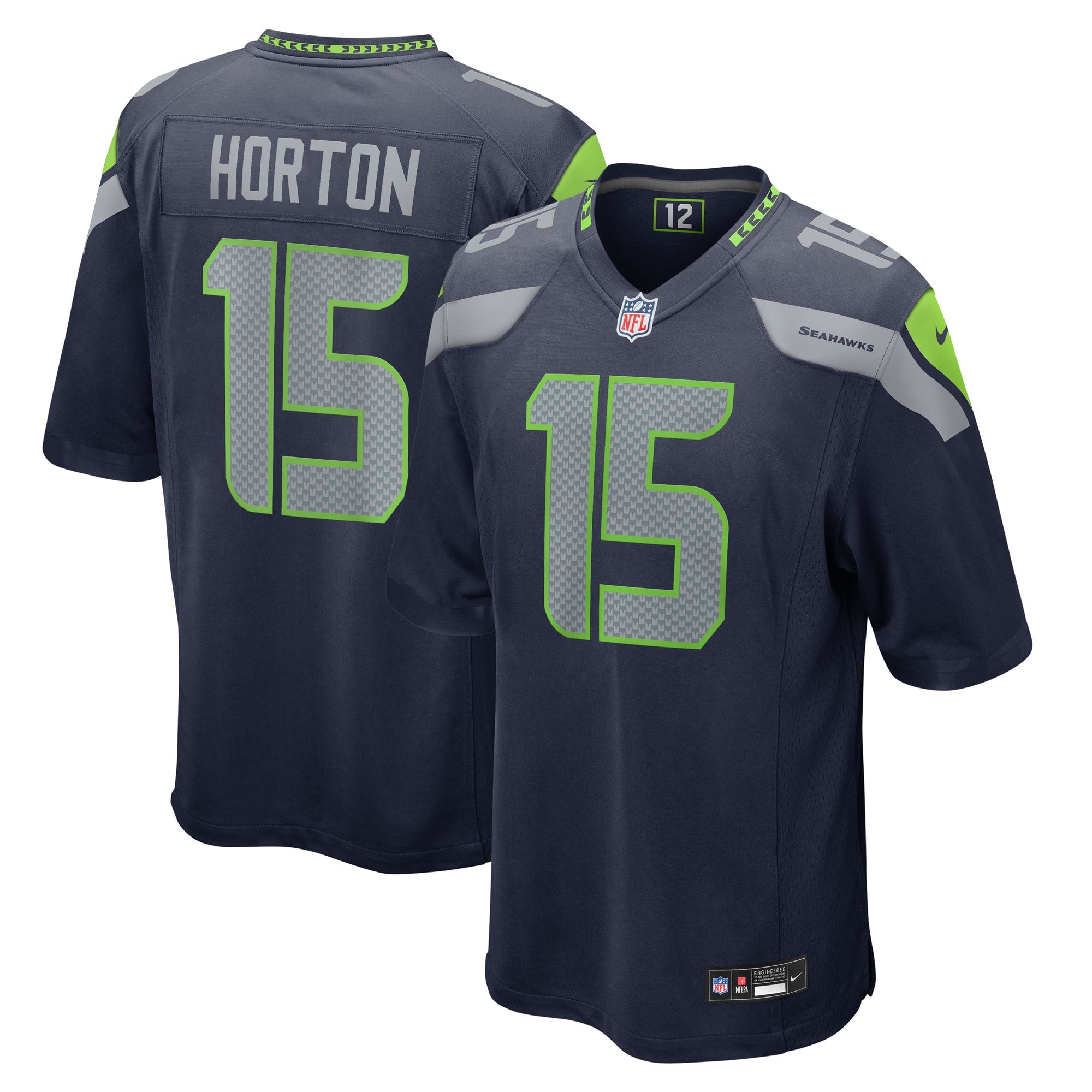 Tory Horton Seattle Seahawks Team Game Jersey - College Navy | Stitched Football Jersey TJS0649