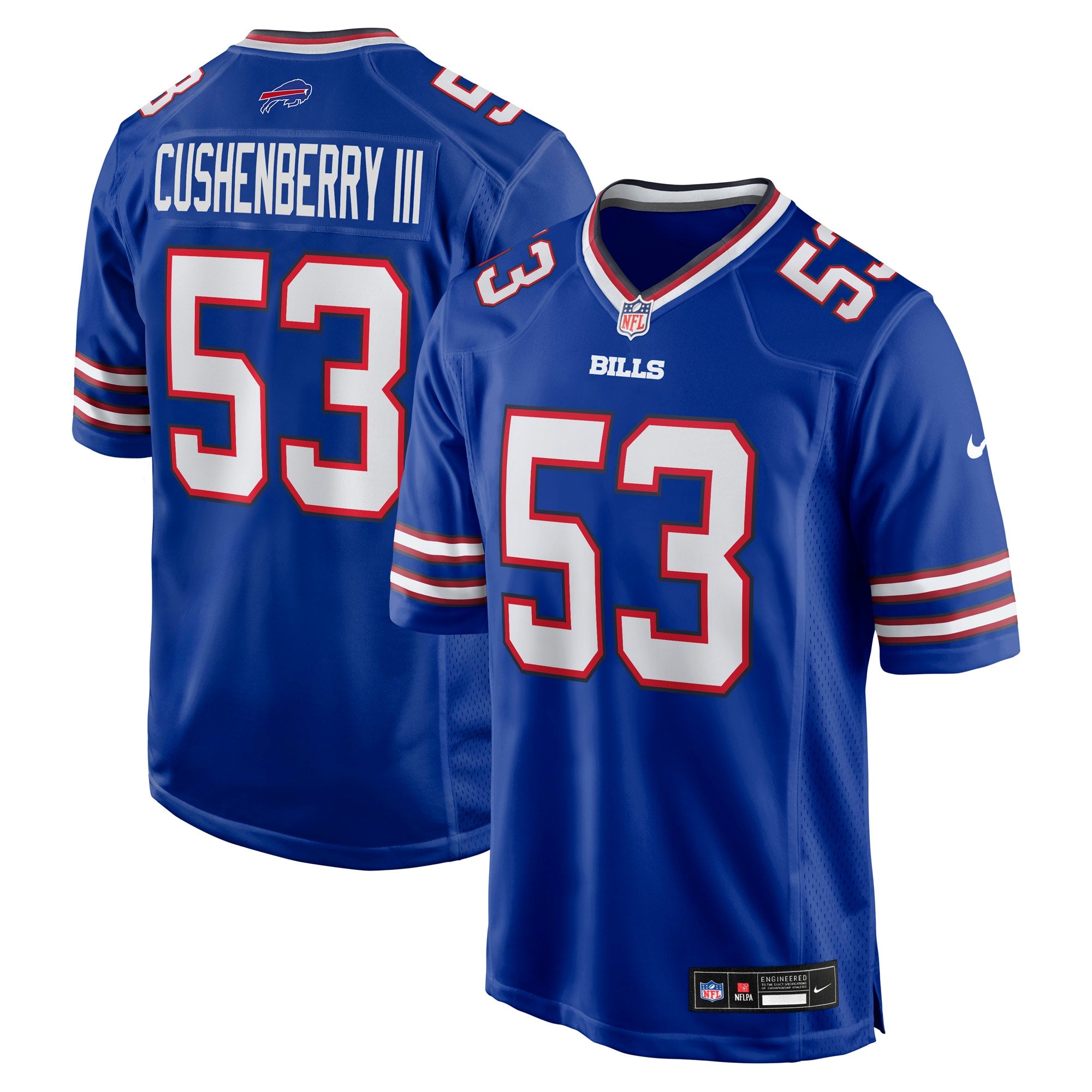 Lloyd Cushenberry III Buffalo Bills Team Game Jersey - Royal | Stitched Football Jersey TJS0607