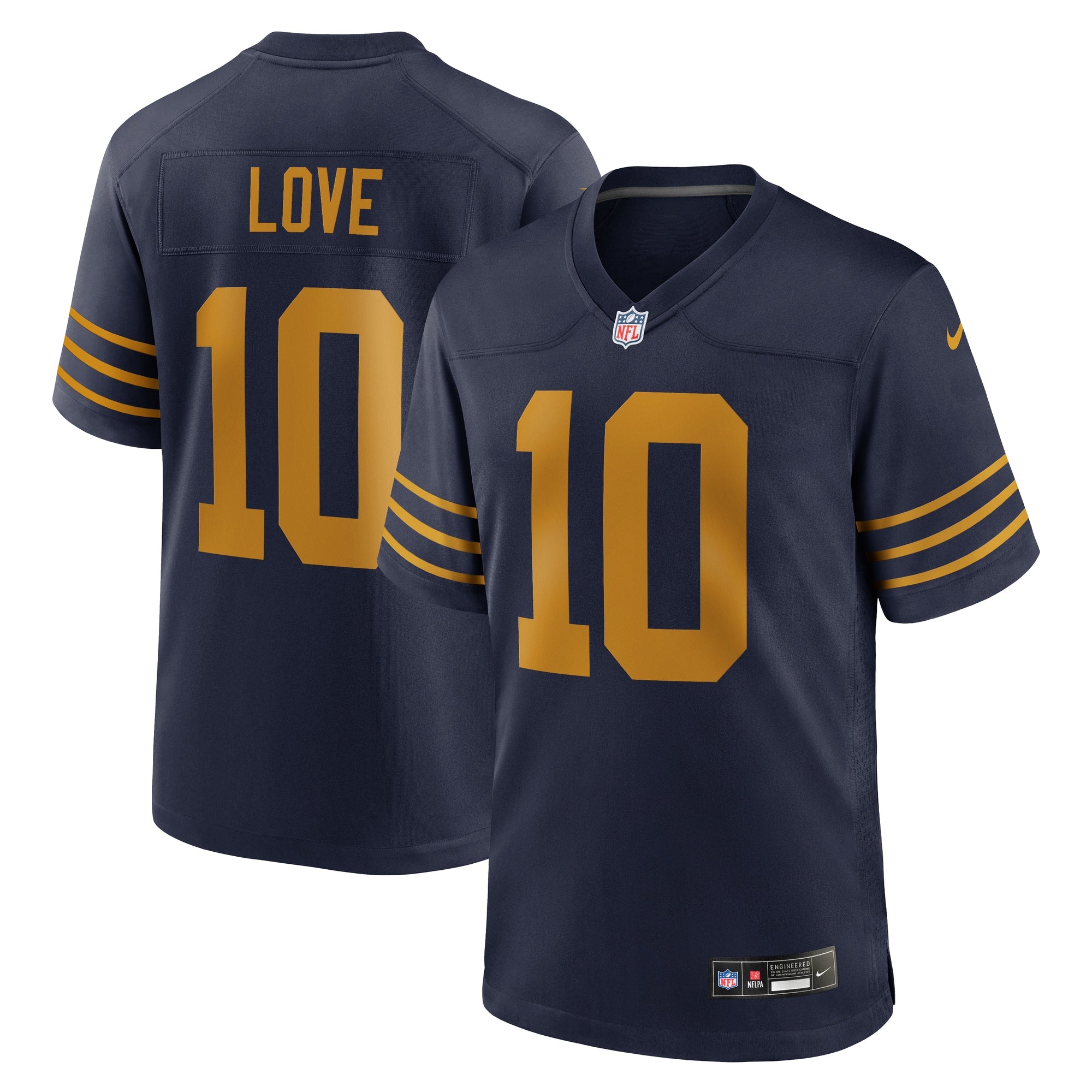 Jordan Love Green Bay Packers The 1923 Classic Game Jersey - Navy | Stitched Football Jersey TJS0722