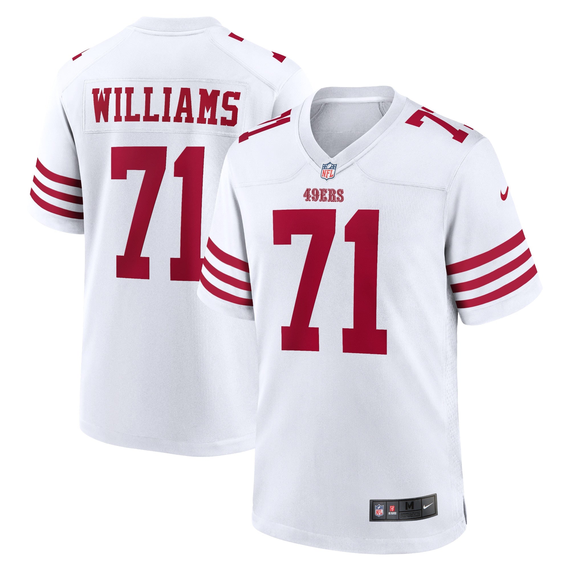 Trent Williams San Francisco 49ers Player Game Jersey - White | Stitched Football Jersey TJS0630