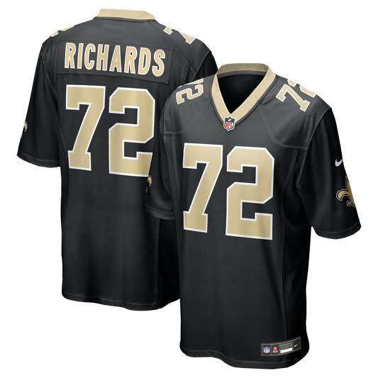 Asim Richards New Orleans Saints Team Game Jersey - Black | Stitched Football Jersey TJS0600