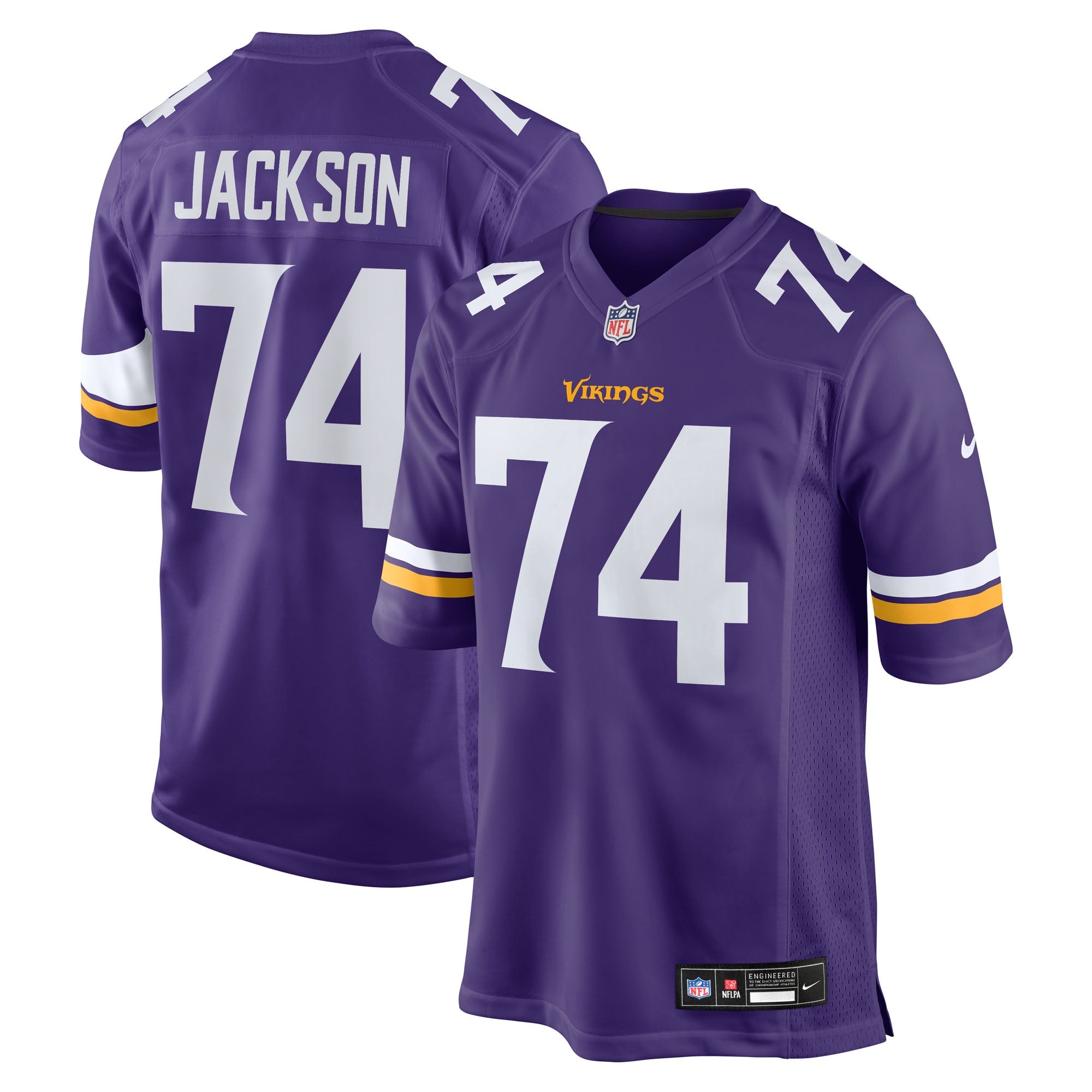 Donovan Jackson Minnesota Vikings Game Player Jersey - Purple | Stitched Football Jersey TJS0300