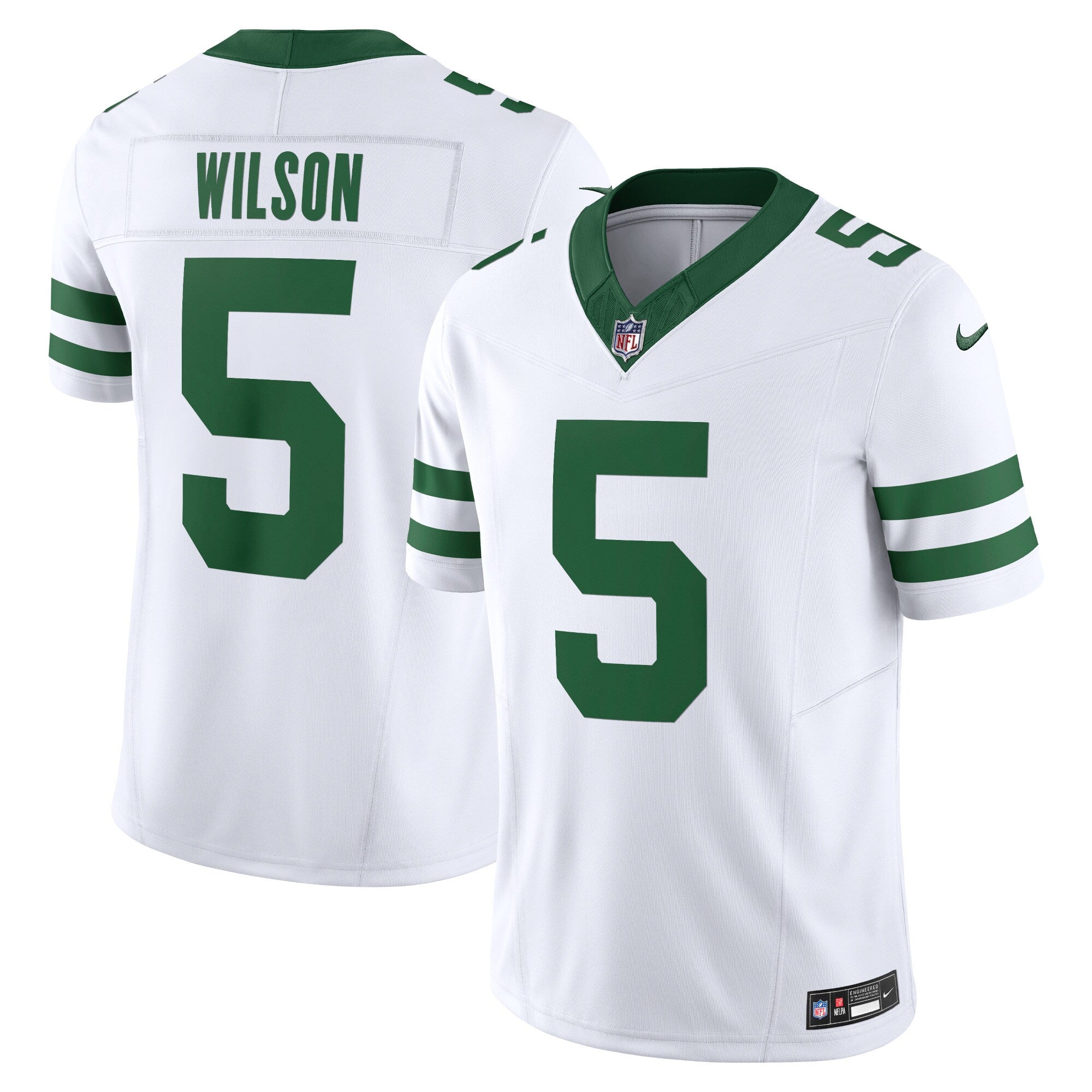 Garrett Wilson New York Jets Vapor F.U.S.E. Limited Jersey - Legacy White | Stitched Football Jersey TJS0884