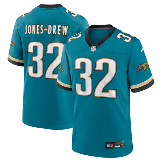 Maurice Jones-Drew Jacksonville Jaguars Retired Player Alternate Game Jersey - Teal | Stitched Football Jersey TJS0889