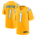 Quentin Johnston Los Angeles Chargers Alternate Charger Power Game Player Jersey - Gold | Stitched Football Jersey TJS0895
