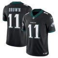 A.J. Brown Philadelphia Eagles Alternate Vapor F.U.S.E. Limited Jersey - Black | Stitched Football Jersey TJS0873