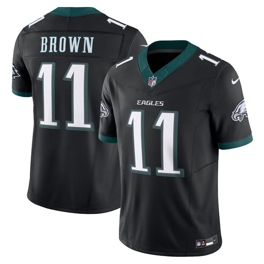 A.J. Brown Philadelphia Eagles Alternate Vapor F.U.S.E. Limited Jersey - Black | Stitched Football Jersey TJS0873