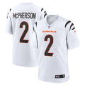 Evan McPherson Cincinnati Bengals Game Player Jersey - White | Stitched Football Jersey TJS0899
