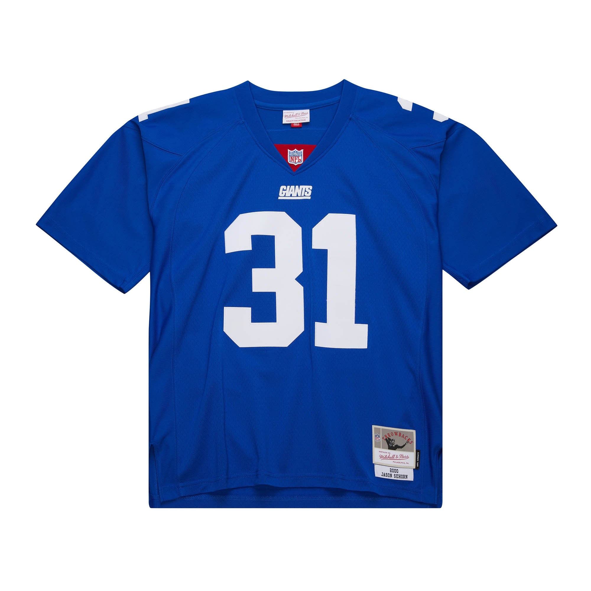 Jason Sehorn New York Giants M & N 2000 Legacy Replica Jersey - Royal | Stitched Football Jersey TJS0890