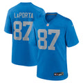 Sam LaPorta Detroit Lions Alternate Game Jersey - Blue | Stitched Football Jersey TJS0815