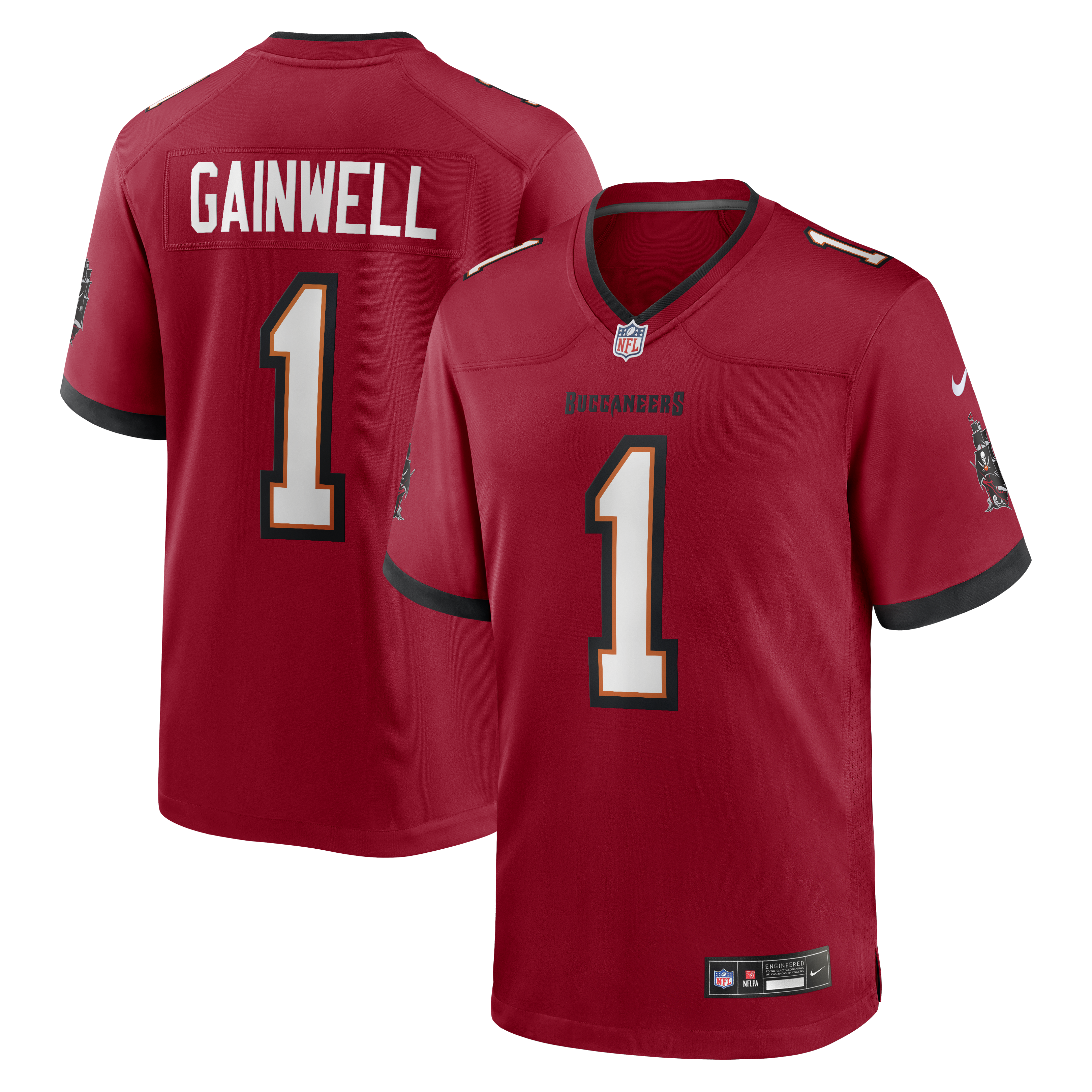 Kenneth Gainwell Tampa Bay Buccaneers Team Game Jersey - Red | Stitched Football Jersey TJS0846